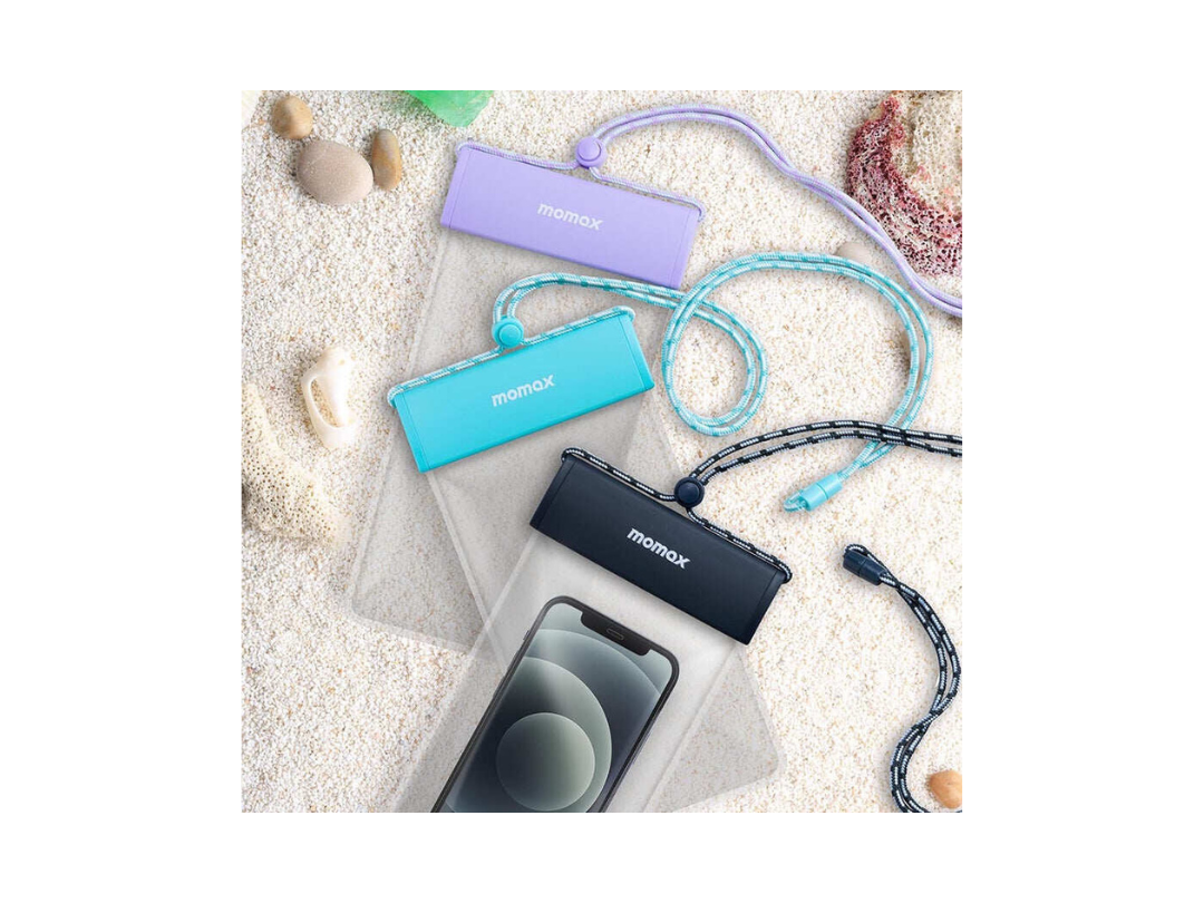 Buy Momax Waterproof Phone Protection Bag with Hanging Cord - Black in Qatar Buy Momax Waterproof Phone Protection Bag with Hanging Cord - Black in Qatar